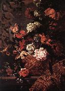 MONNOYER, Jean-Baptiste Flowers af67 oil on canvas